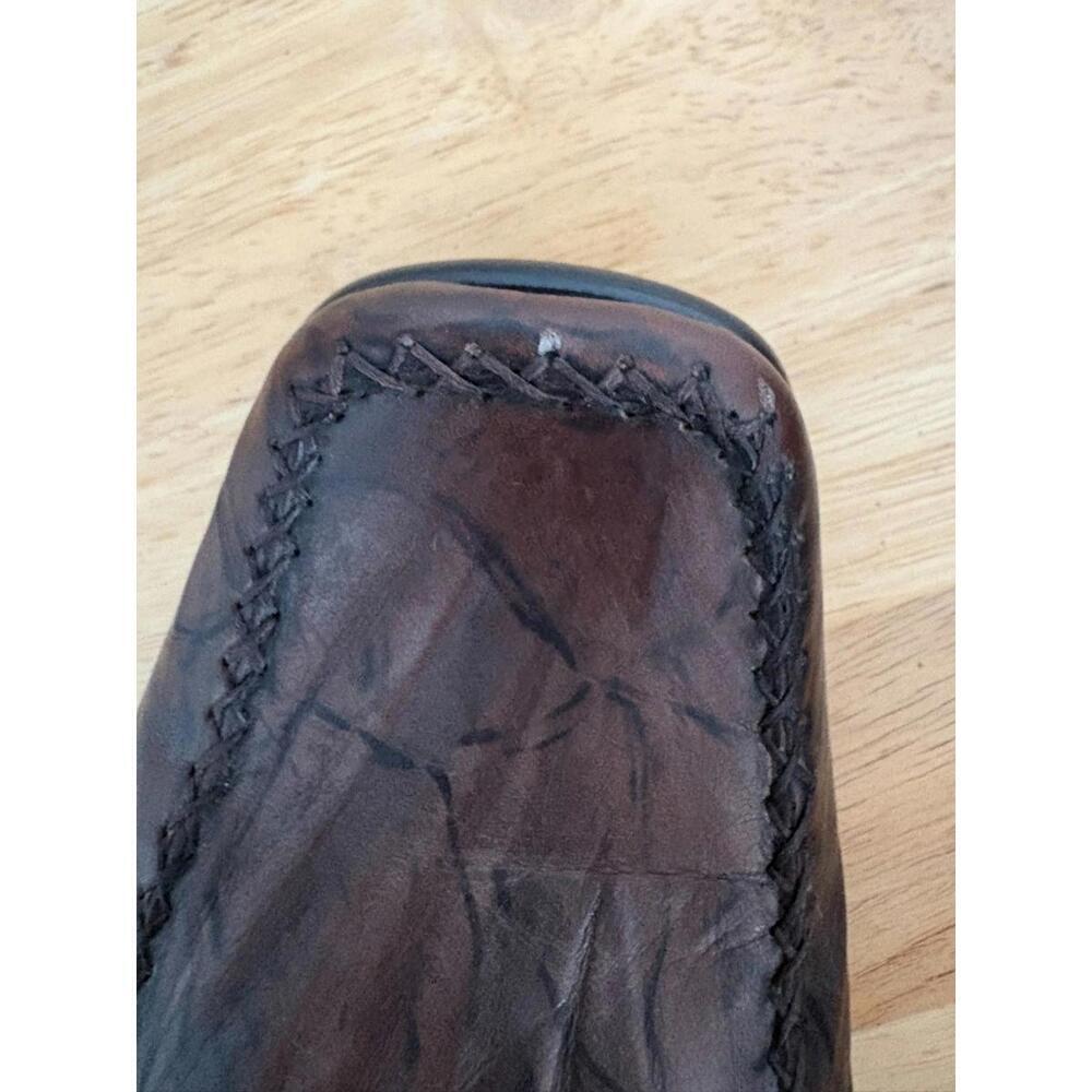 Kenneth Cole Reaction Leading Note Mens Shoes Distressed Leather Square Toe 10 - Picture 5 of 8